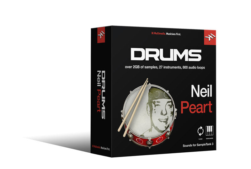 IK Multimedia Neil Peart Drums for SampleTank 3