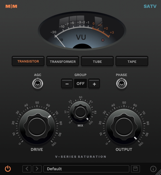 Mellowmuse - SATV Saturation Plugin