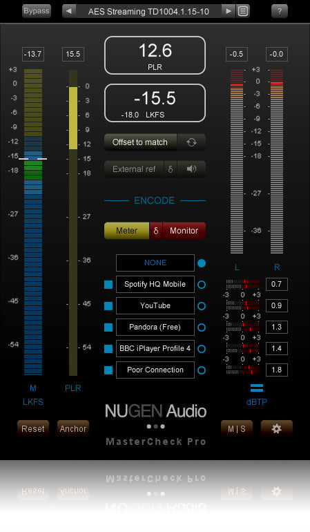 NUGEN Audio MasterCheck Complete Reference Plugin