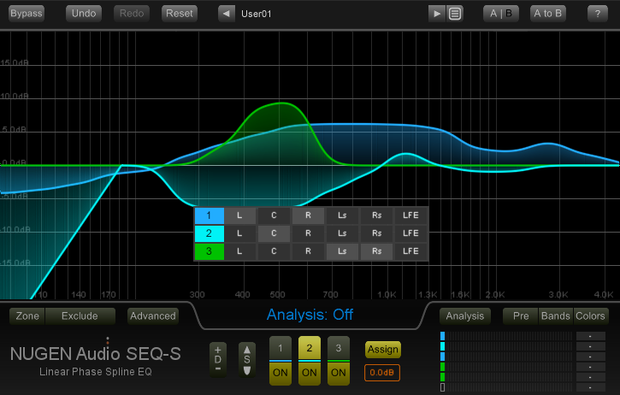 NuGen Audio SEQ-S Linear Phase Spline 'Match' EQ