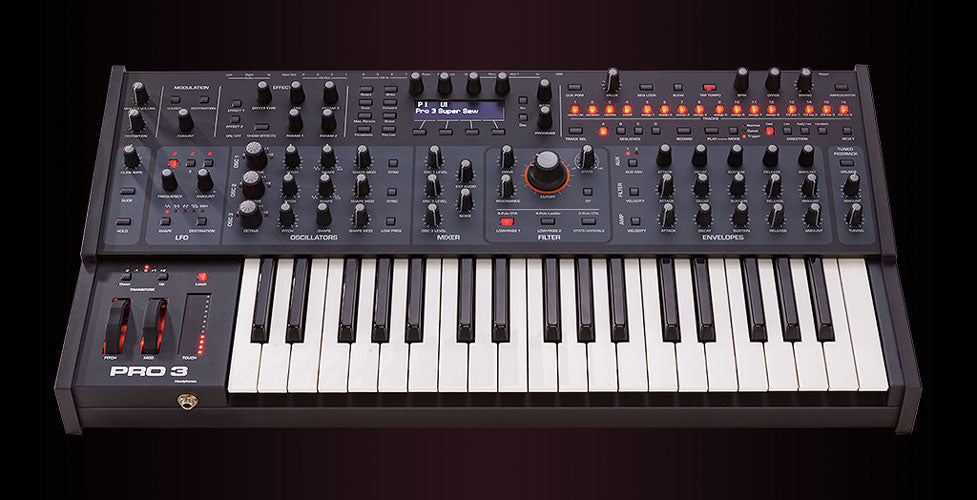 Sequential Pro 3 Hybrid Analog Mono Synthesizer Keyboard