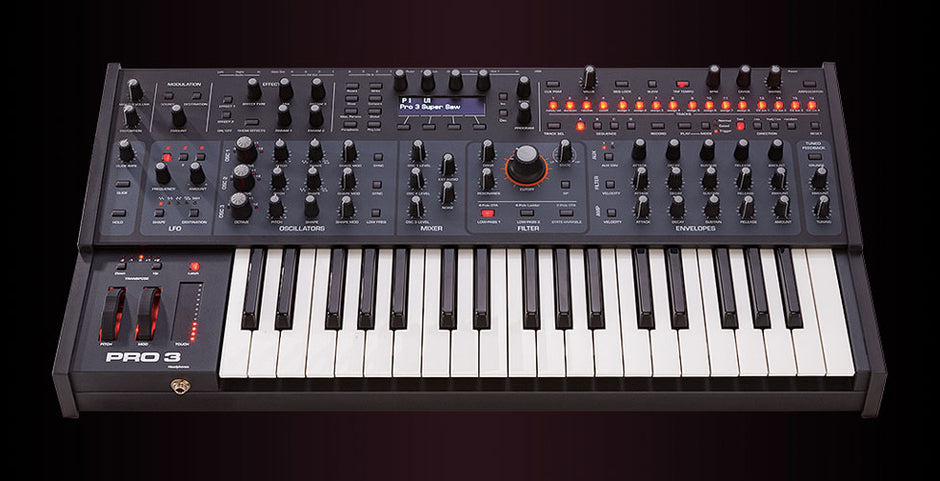 Sequential Pro 3 Hybrid Analog Mono Synthesizer Keyboard