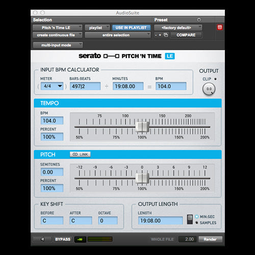 Serato Pitch 'n Time LE