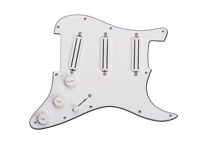 Seymour Duncan Pickguard Assembly Triple Rails White
