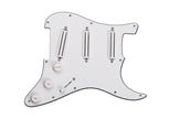 Seymour Duncan Pickguard Assembly Triple Rails White