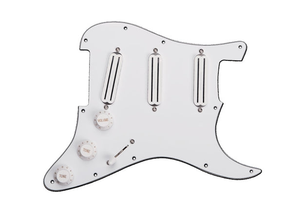 Seymour Duncan Pickguard Assembly Triple Rails White