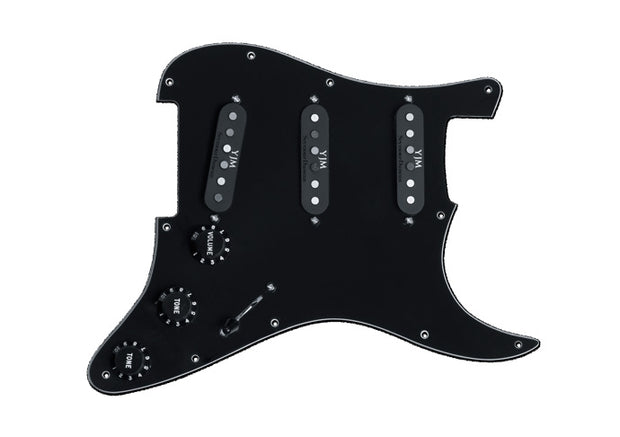 Seymour Duncan STK-S10PGD YJM FURY Pickguard Assembly Black
