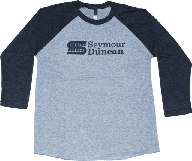 Seymour Duncan T-Shirt Logo Baseball Charcoal XL