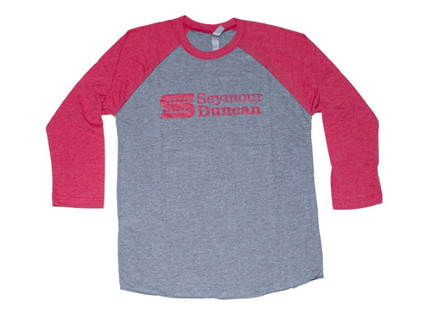 Seymour Duncan T-Shirt Logo Baseball Red SM