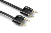Hosa SKZ-620BB Speaker Cable Dual Banana to Same, Black Zip, 20 ft