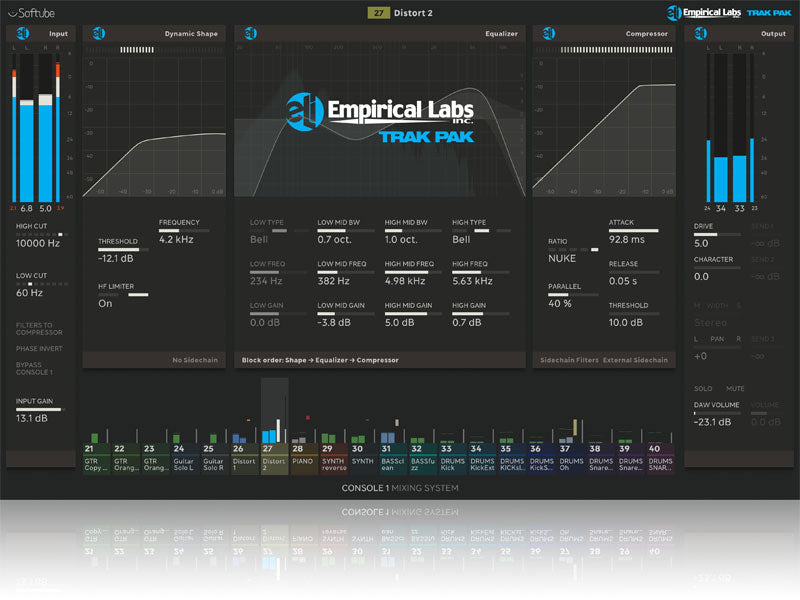 Softube Empirical Labs Trak Pak Channel Strip for Console 1