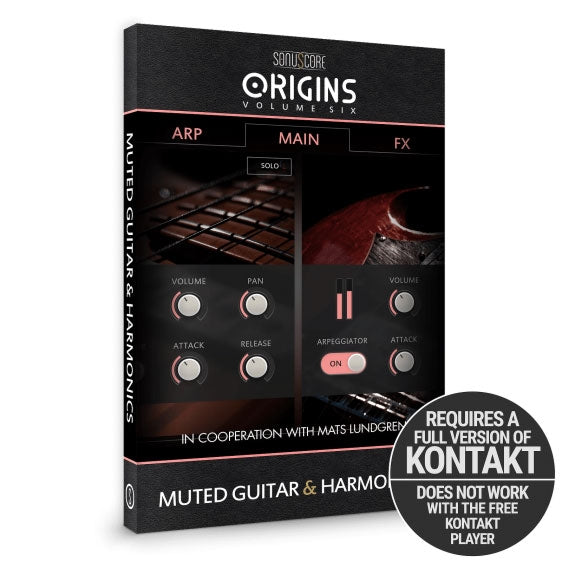 Sonuscore Origins Vol 6 Muted Guitar & Harmonics
