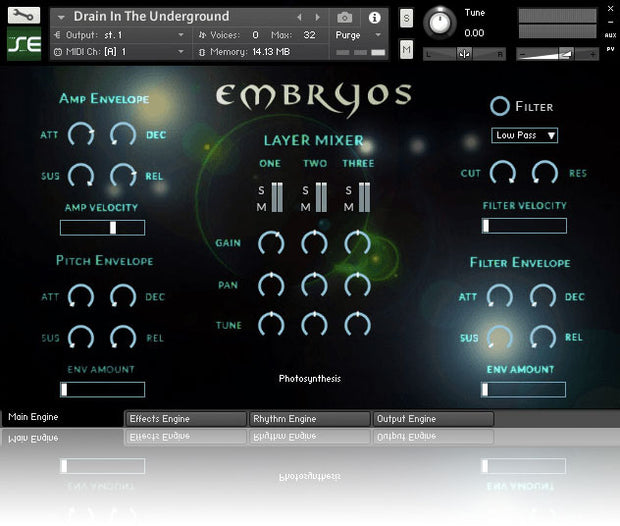 Soundethers Embryos Kontakt Library