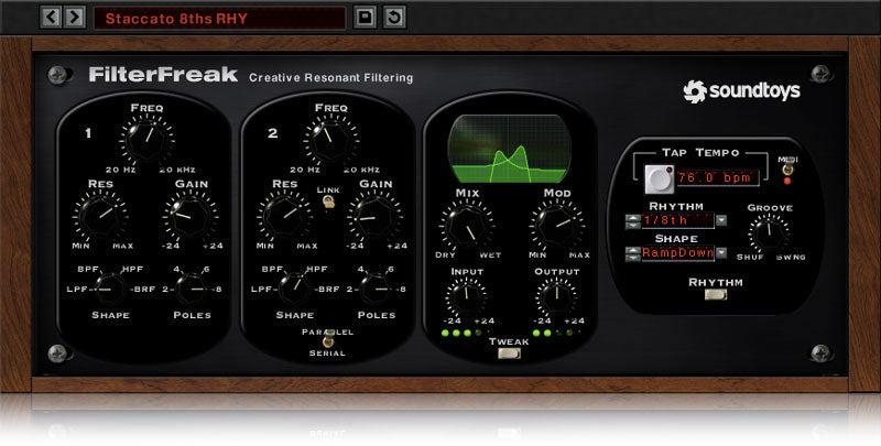 Soundtoys FilterFreak Resonant Analog Filter Plugin