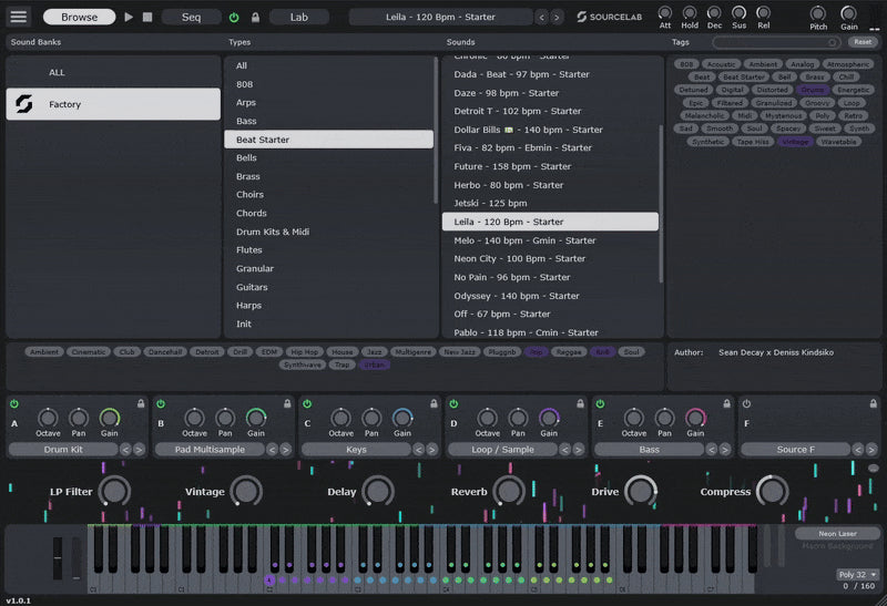 Initial Audio SourceLab