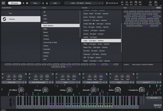 Initial Audio SourceLab