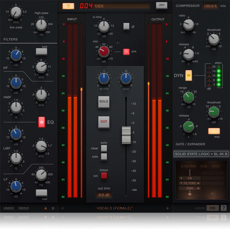 SSL 4K B Channel Strip Plugin