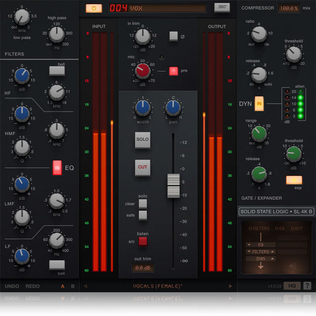 SSL 4K B Channel Strip Plugin