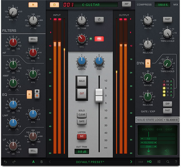 SSL 4K E Channel Strip