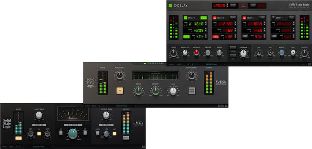 SSL 80's Bundle: LMC | Fusion Vintage Drive | X-Delay
