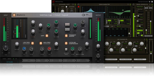 SSL Native Drumstrip + Harrison Drum Flow Bundle