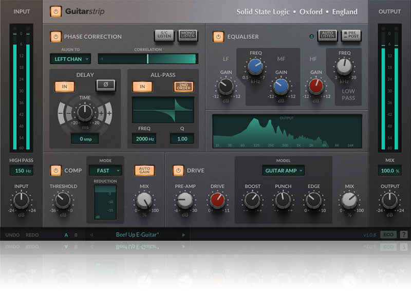 SSL Native Guitarstrip