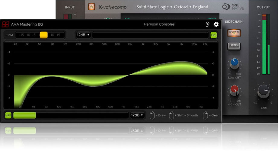 SSL Mastering Bundle: X-ValveComp + Harrison Mastering EQ