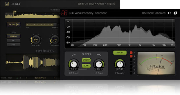 SSL Spring Bundle: DeEss + Harrison Vocal Intensity Processor