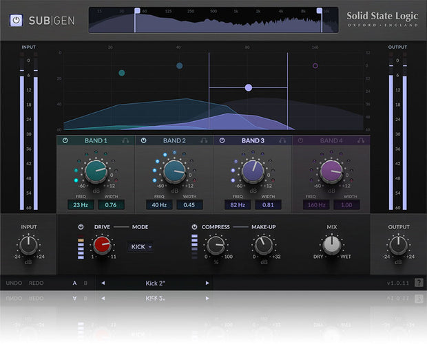 SSL SubGen Sub-Bass Harmonic Synthesizer Plugin