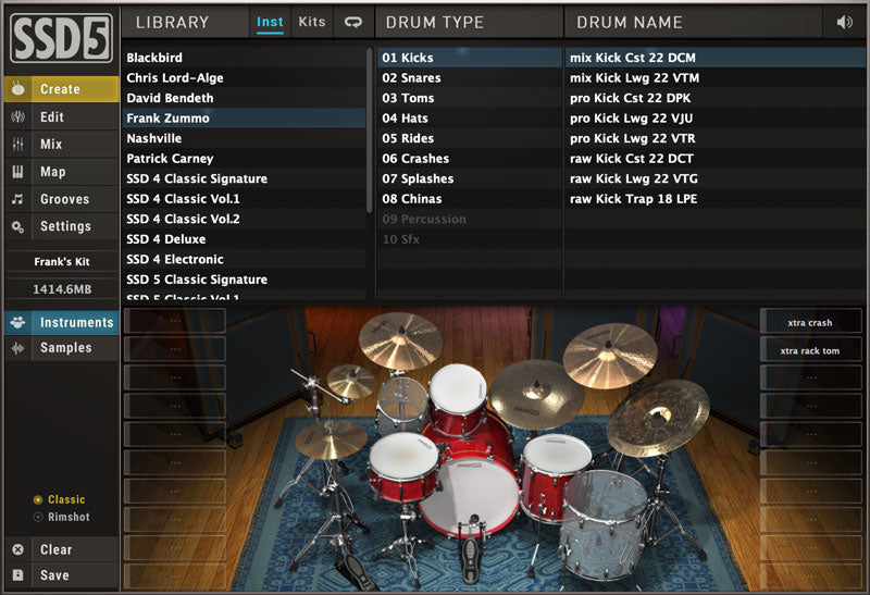 Steven Slate Frank Zummo Drums Expansion for SSD