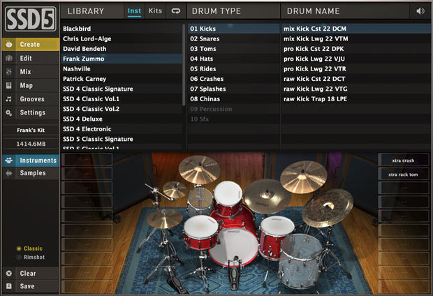 Steven Slate Frank Zummo Drums Expansion for SSD