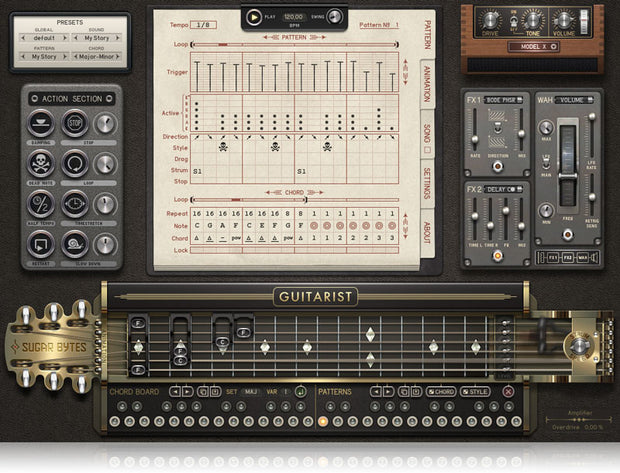 Sugar Bytes Guitarist Virtual Guitar