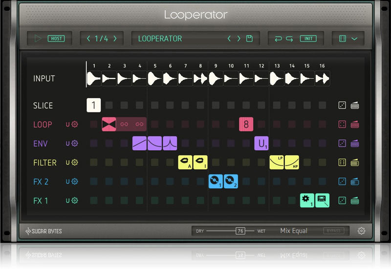 Sugar Bytes Looperator FX Matrix Plugin