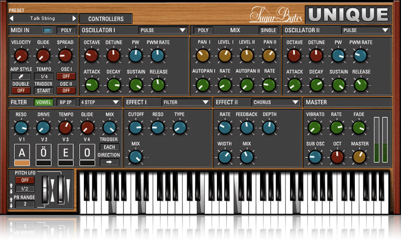 Sugar Bytes Unique Synthesizer