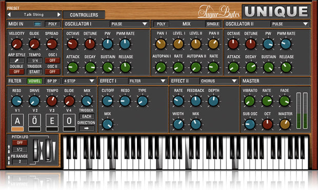 Sugar Bytes Unique Synthesizer