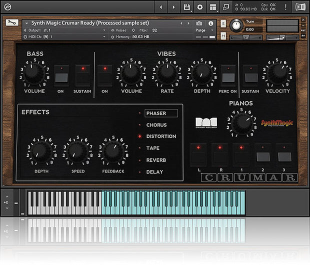Synth Magic Crumar Roady Kontakt Library