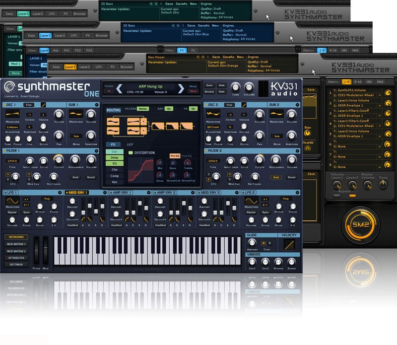 KV331 SynthMaster 1+2 Bundle Upgrade from SynthMaster Player