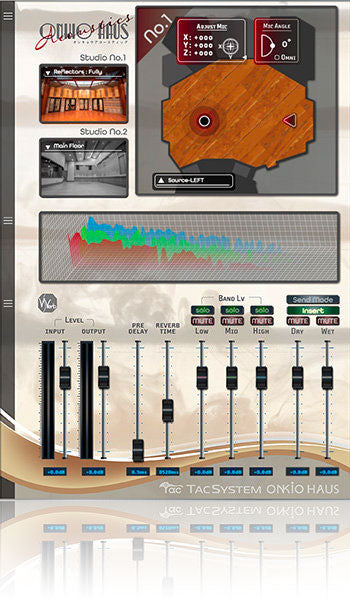 TACSYSTEM ONKIO Acoustics Studio Reverb Plugin
