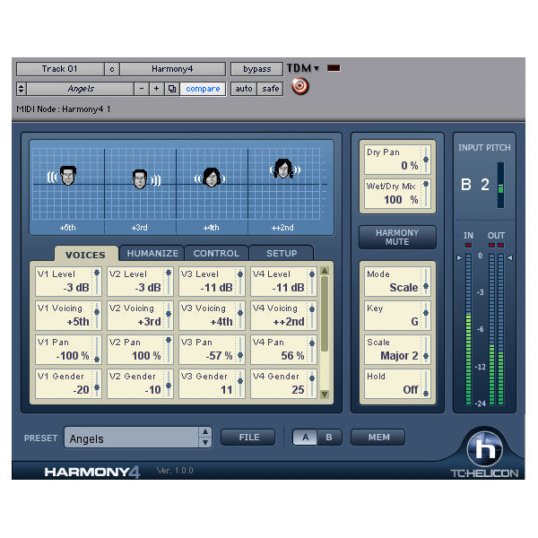 TC-Helicon Harmony 4 - TDM