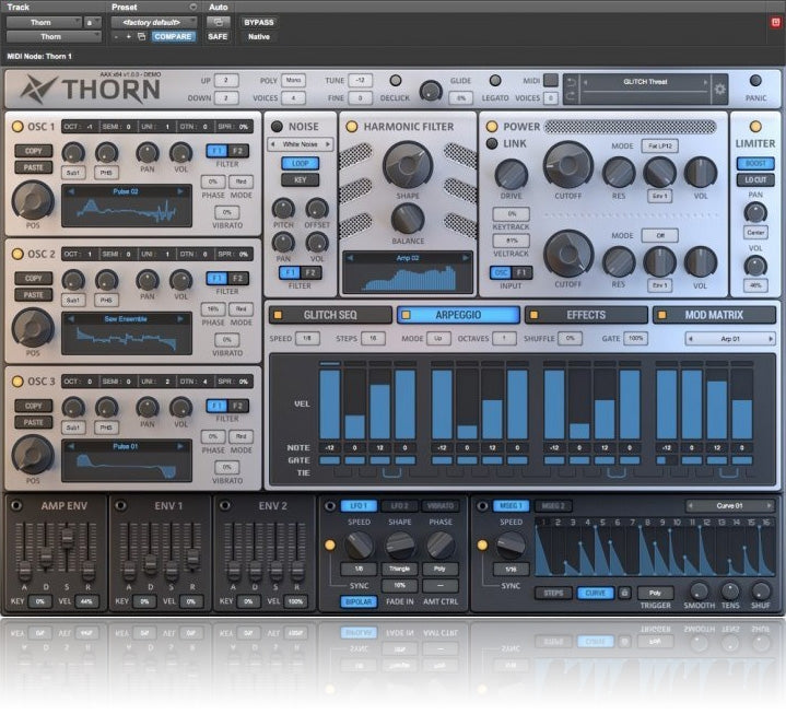 DS Audio Software Thorn Synthesizer Plugin