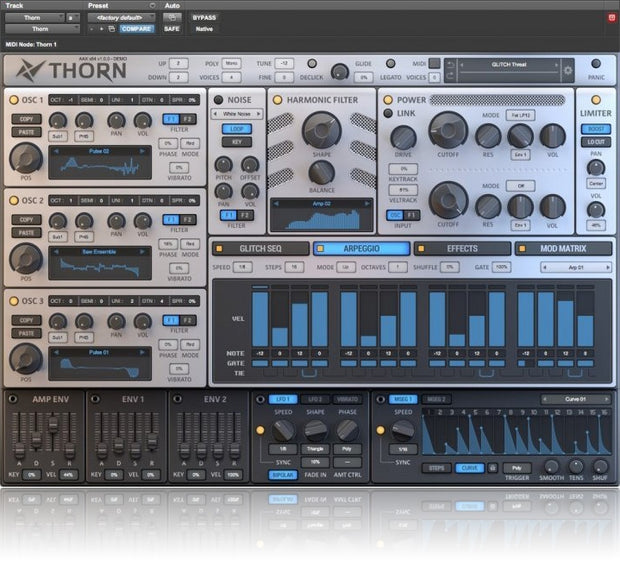 DS Audio Software Thorn Synthesizer Plugin