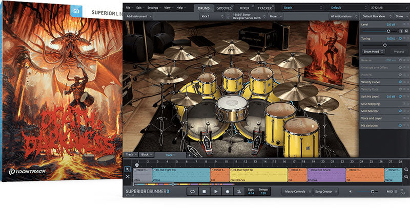 Toontrack Death and Darkness SDX