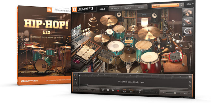 Toontrack Hip Hop! EZX for EZdrummer 2
