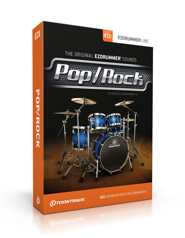 Toontrack Pop/Rock EZX Expansion for EZdrummer 2