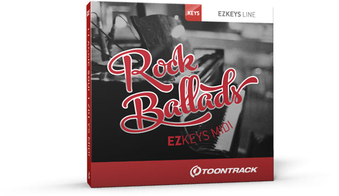 Toontrack Rock Ballads EZkeys MIDI