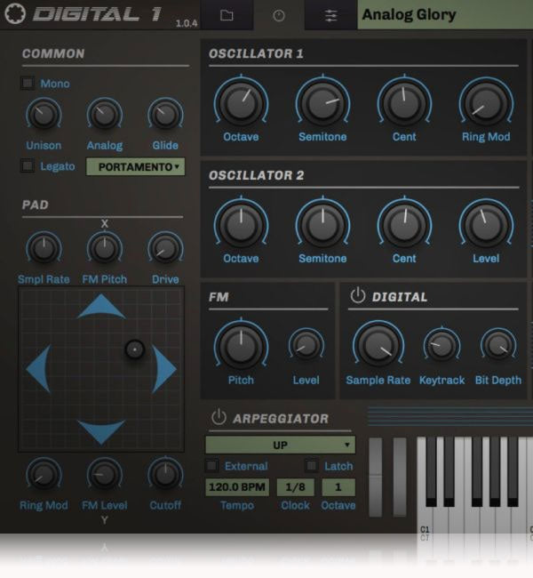 Tracktion Retromod Digital 1