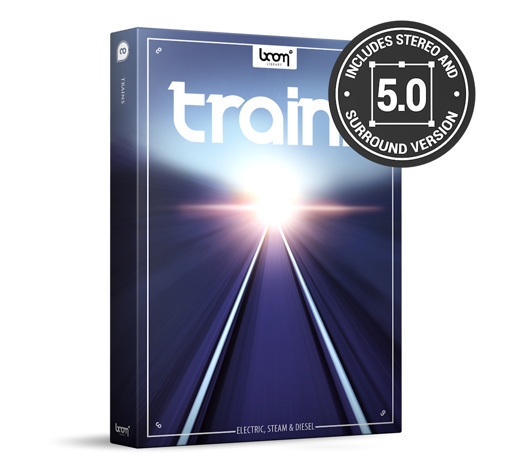 BOOM Library: Trains - Stereo & Surround