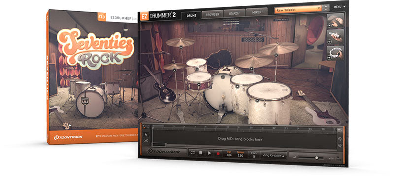 Toontrack Seventies Rock EZX For EZdrummer 2