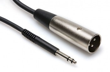 Hosa TTX-103M Balanced Interconnect, TT TRS to XLR3M, 3 ft