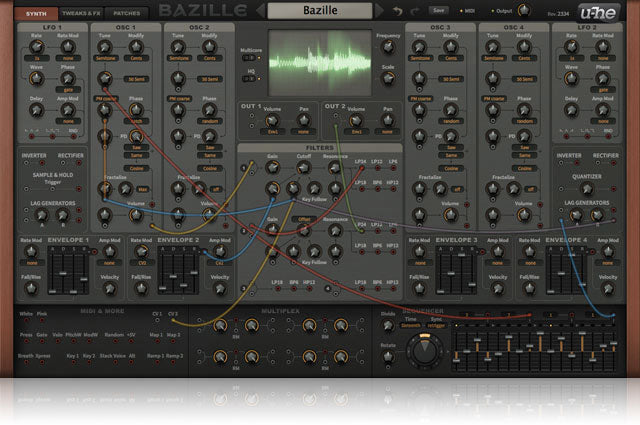 u-he Bazille Digital Modular Synthesizer Plugin